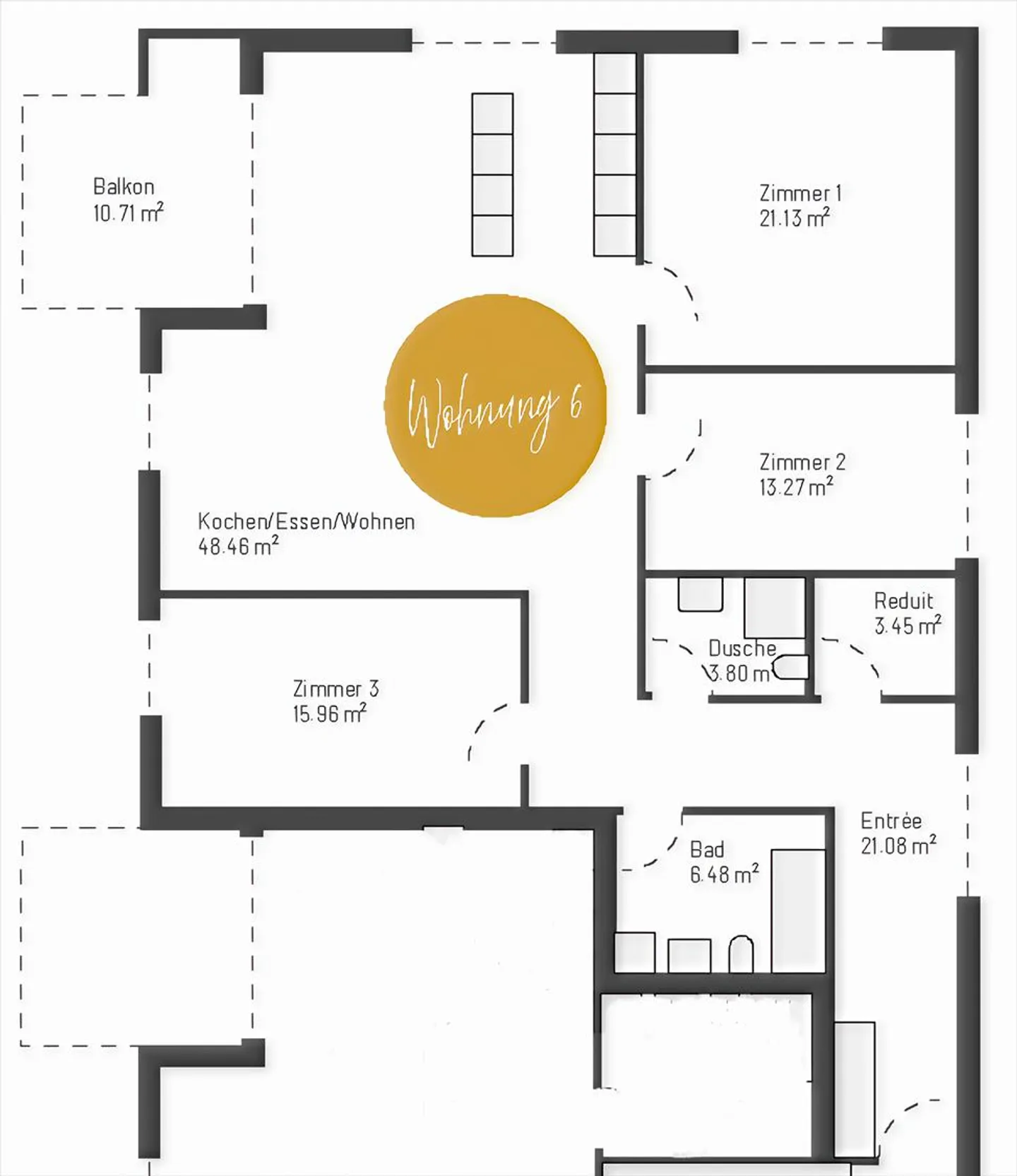 First rental 4.5-room apartment with terrace - Photo 12 of 12