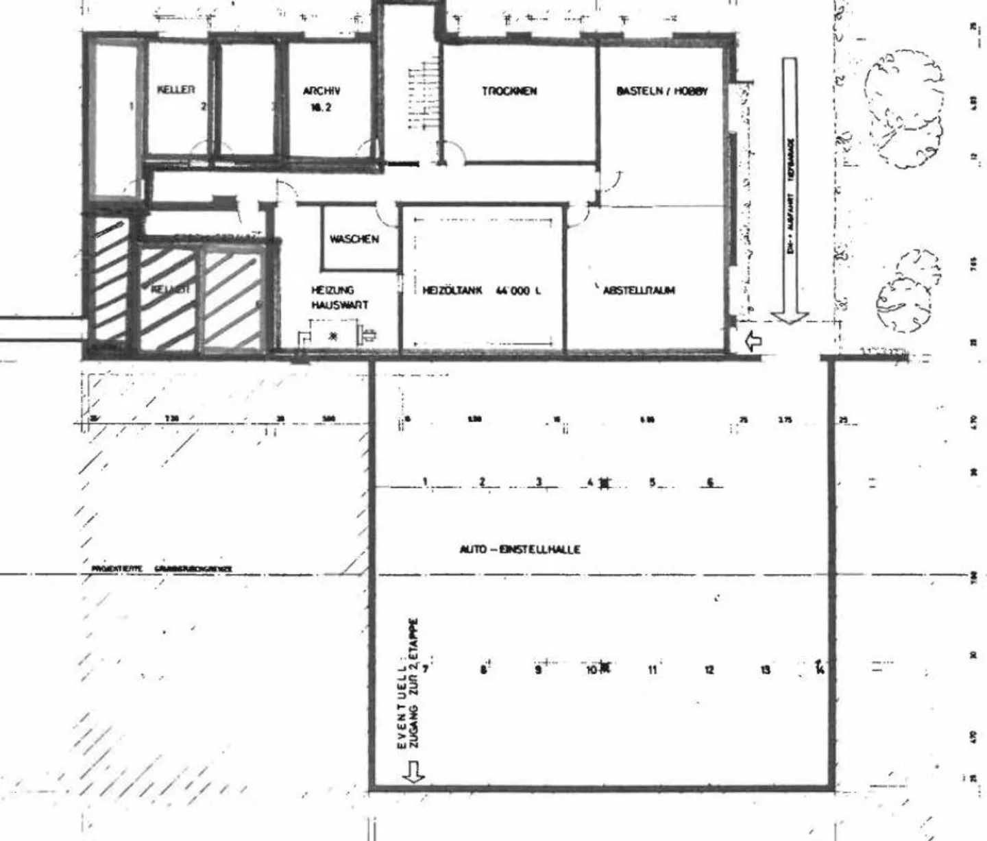 Tiefgaragenplatz zu vermieten - Foto 4 von 4