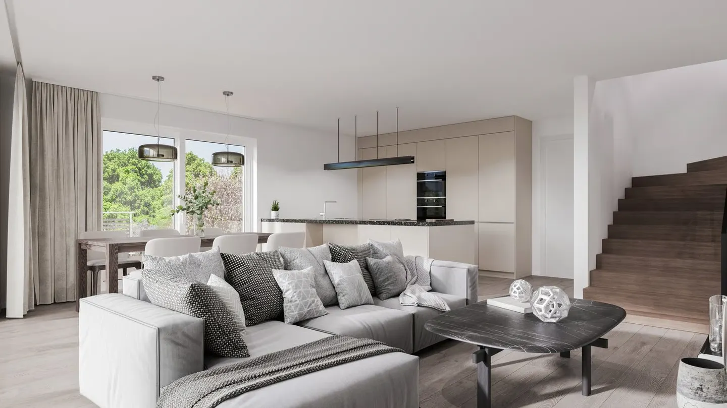 Maison individuelle de 5,5 pièces nouvellement construite avec terrasse ensoleillée - Photo 5 sur 8