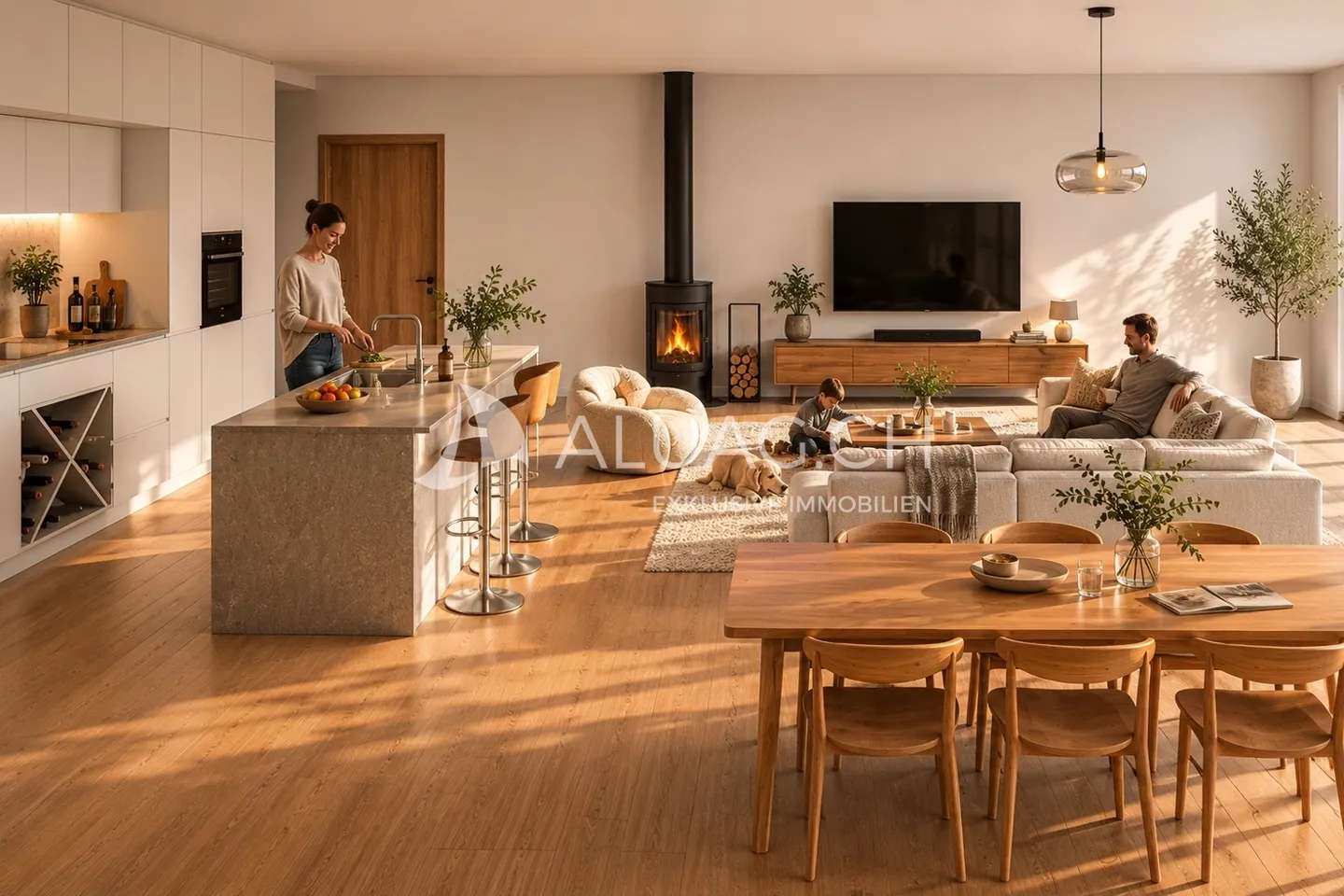 Modernes Doppelhaus mit Aussicht - Foto 5 von 11