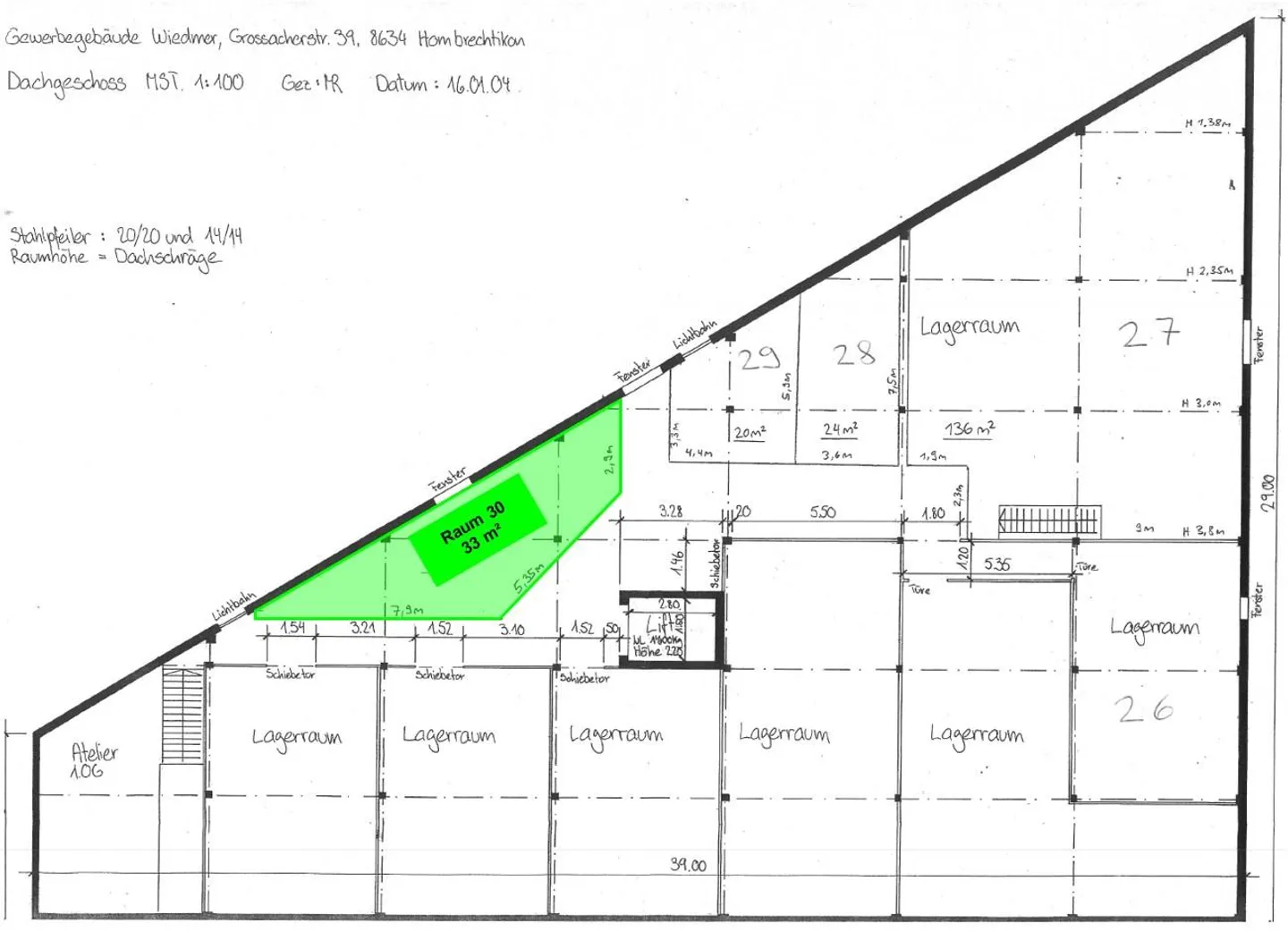 Espace commercial / de stockage (33 m²) dans la zone industrielle de Grossacher - Photo 1 sur 6