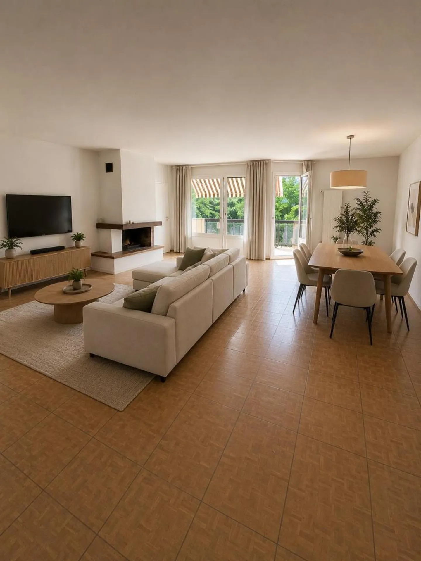 Dans le quartier des organisations internationales - Appartement spacieux de 5 pièces - Photo 2 sur 6