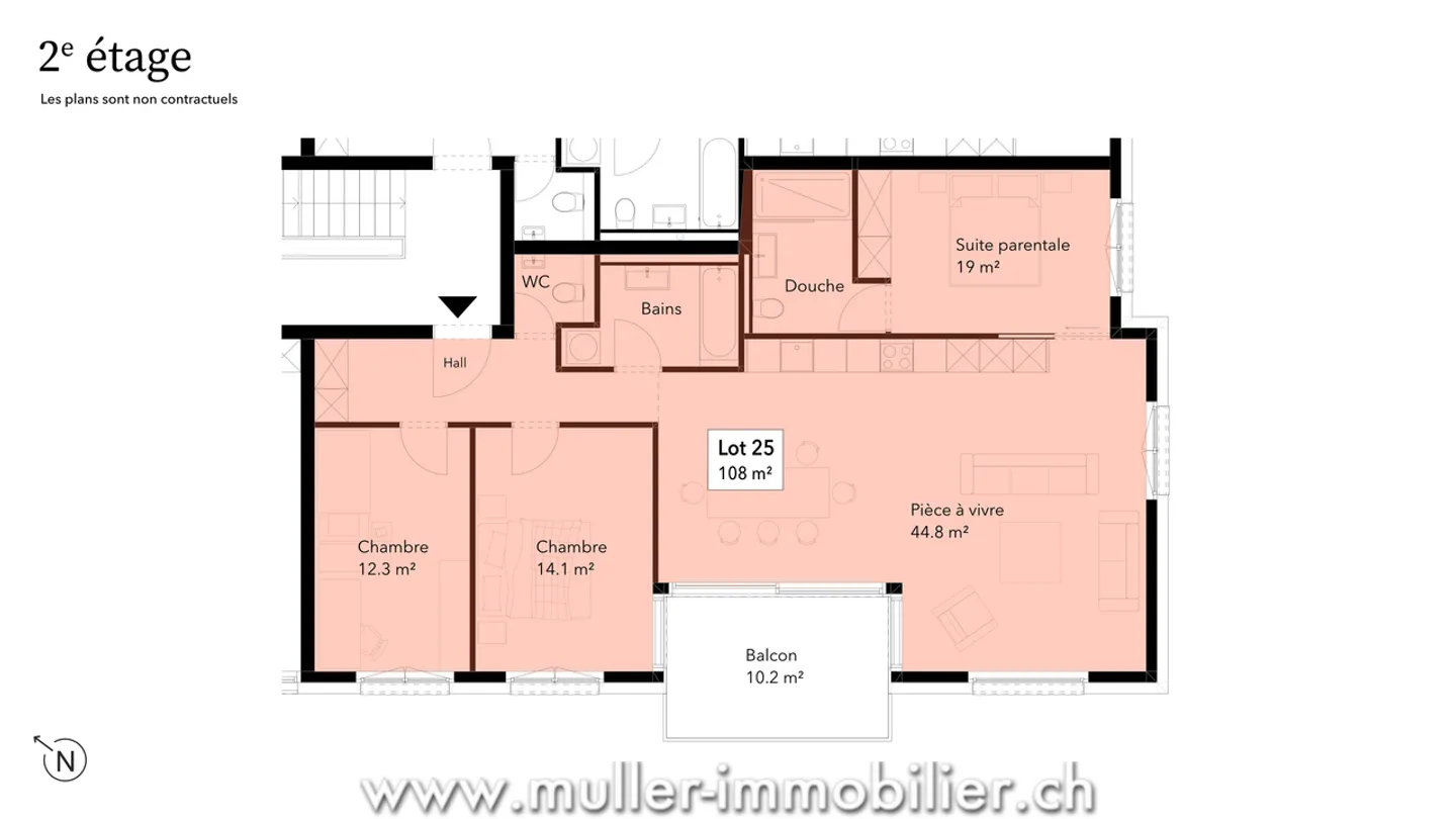 Wohnung mieten - Foto 5 von 13