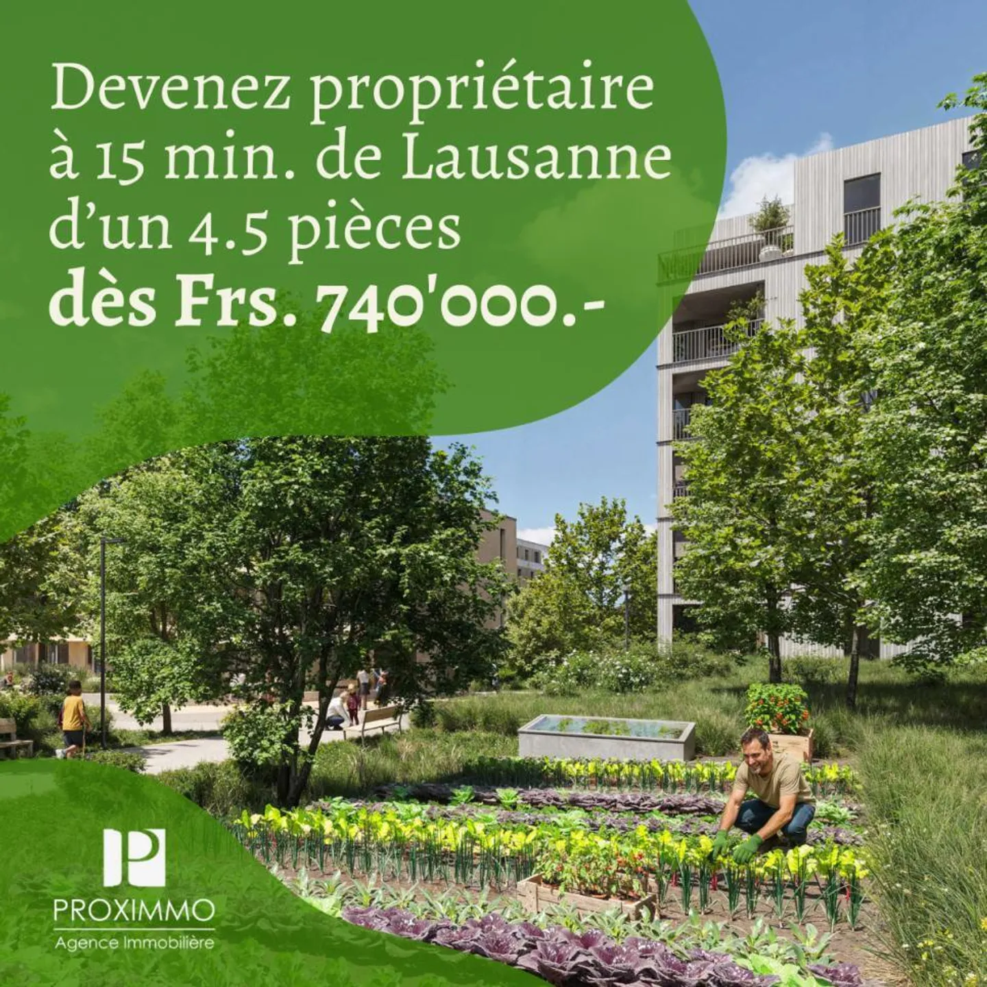 NEW NEIGHBORHOOD 15 MINUTES FROM LAUSANNE! - Photo 1 of 1