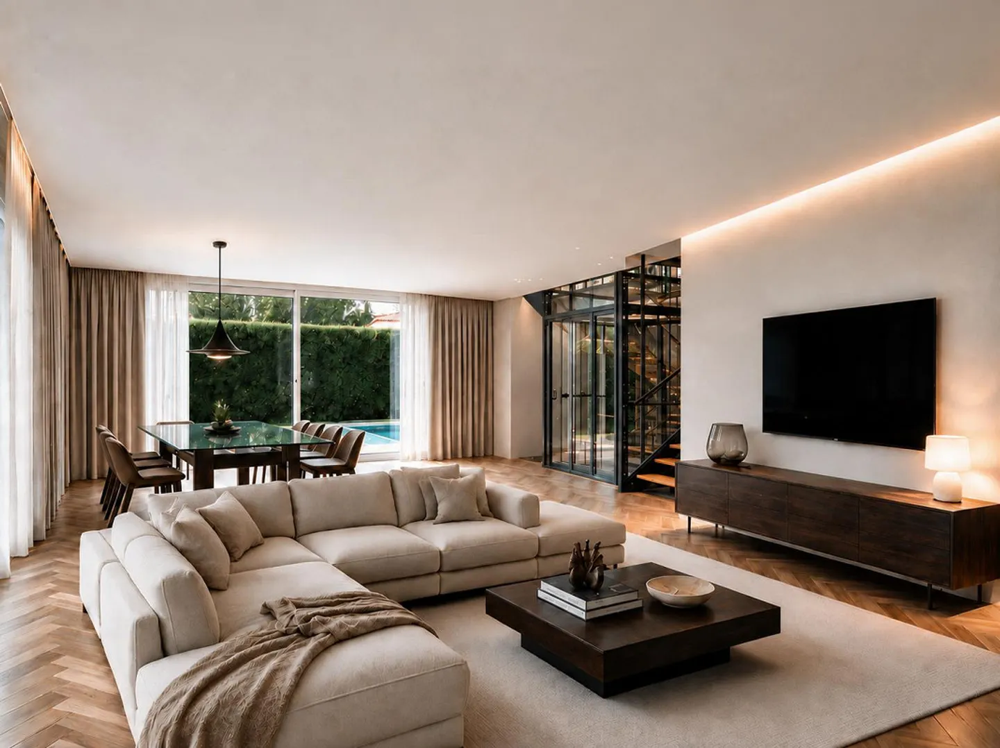 Kilchberg's Split-Level Highlight: Luxury House with Pool, Smart Home &... - Photo 2 of 8