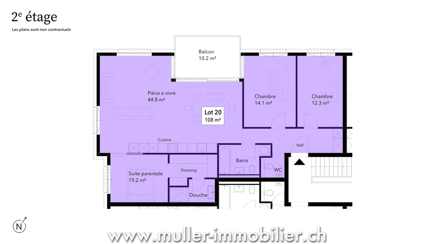 Wohnung mieten - Foto 4 von 13