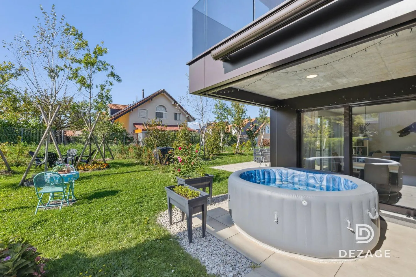 Appartamento con giardino, certificato Minergie, in un quartiere tranquillo a Echallens - Foto 3 di 13
