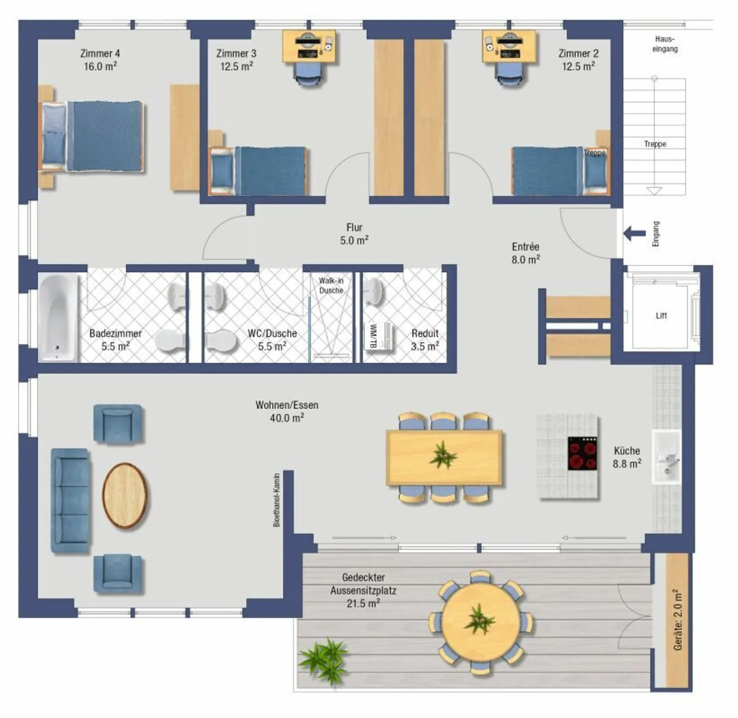 Appartement de jardin 4.5 pièces dans un endroit calme - Photo 19 sur 19