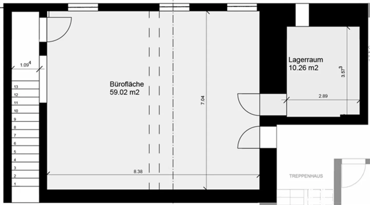 Moderne Büroräume mit Küche - Foto 8 von 10