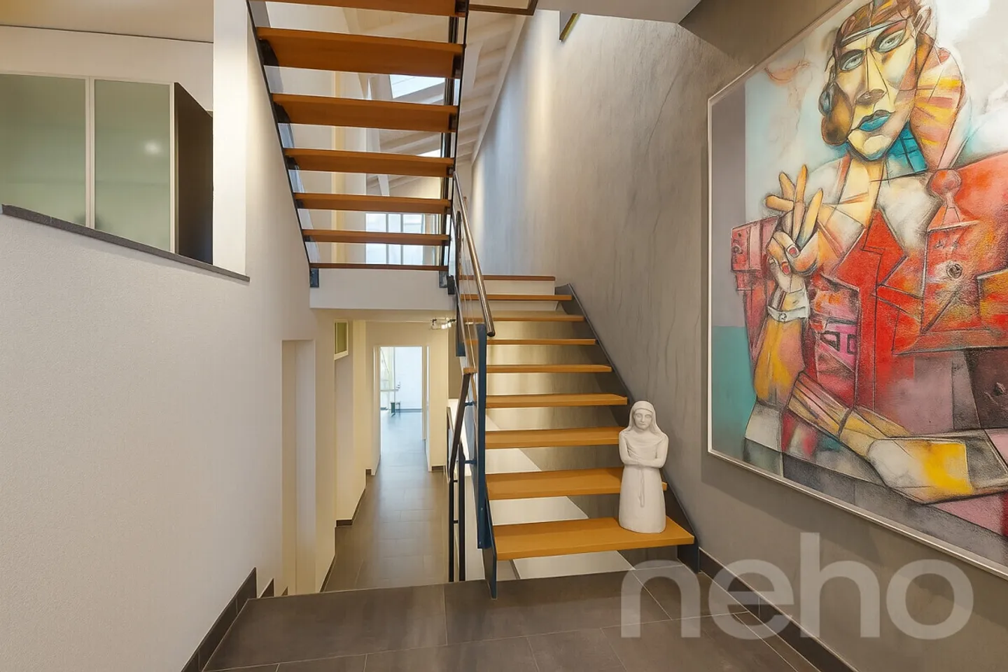 Maison jumelée de 4,5 pièces avec caractère architectural à Gockhausen - Photo 7 sur 11