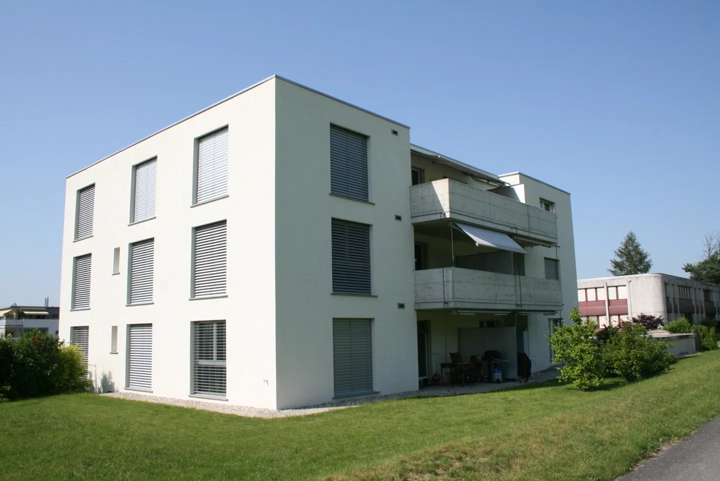 Family-friendly 5.5-room apartment in Courgevaux! - Photo 1 of 11