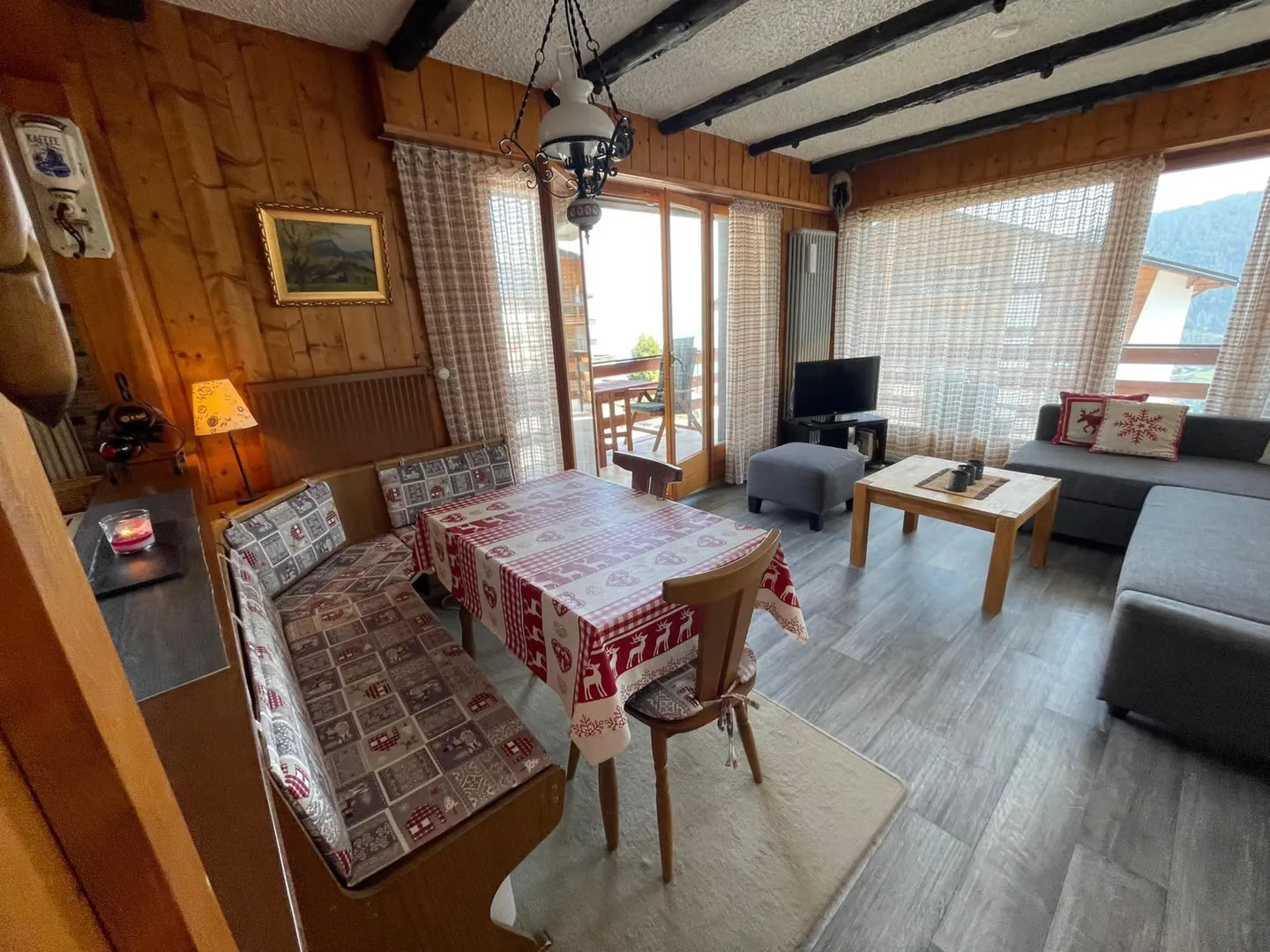 EXKLUSIV zum Verkauf 2,5 Zimmer in der Skistation Tzoumaz 4 Täler - Foto 3 von 11