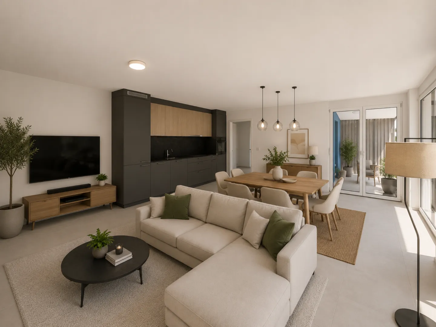 Apartment with terrace 3.5 rooms - Photo 4 of 11