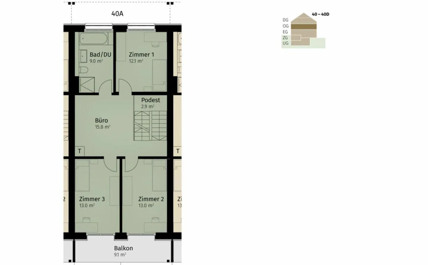 376 m² | 6.5-Zi.-Einfamilienhaus | Erstbezug - Photo 12 sur 15