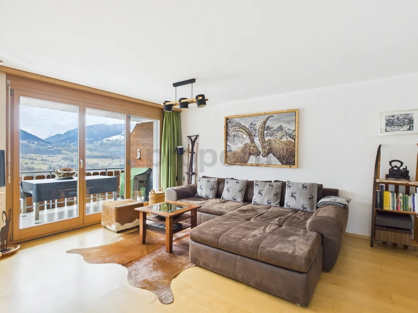 3.5 Room Apartment with Stunning Mountain View in Schluein for Sale - Photo 2 of 13