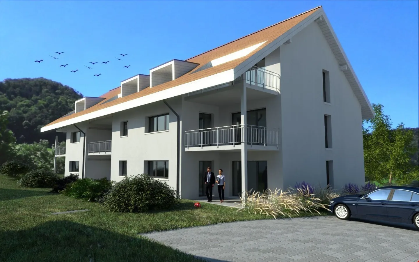 Ampio appartamento di 4,5 stanze al 1° piano con balcone - Foto 2 di 6