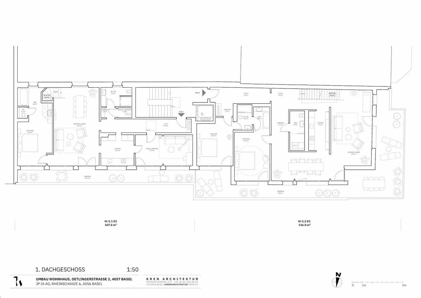 Rheinromantik: La tua nuova casa nel cuore di Basilea - Appartamento duplex 4.5 - Foto 9 di 10