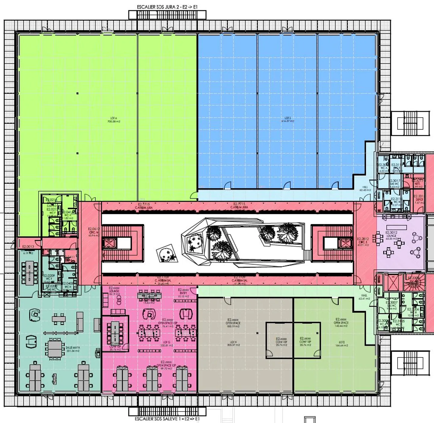 For rent, semi-industrial spaces in Meyrin at Campus The Hive. - Photo 6 of 6
