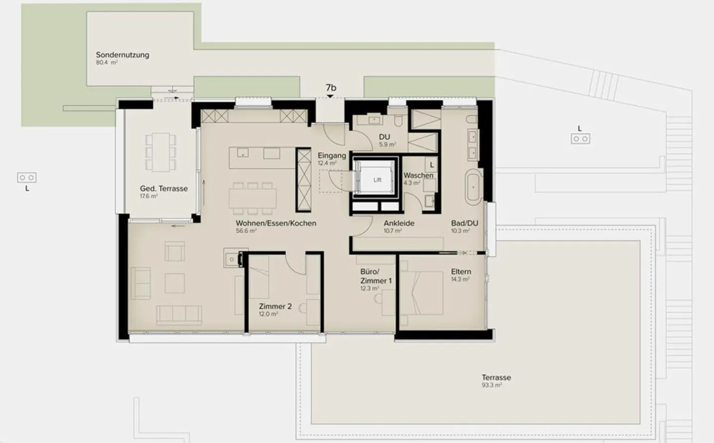 175 m² | Casa a terrazza di lusso con 4,5 stanze - Nelle vigne - Foto 10 di 13