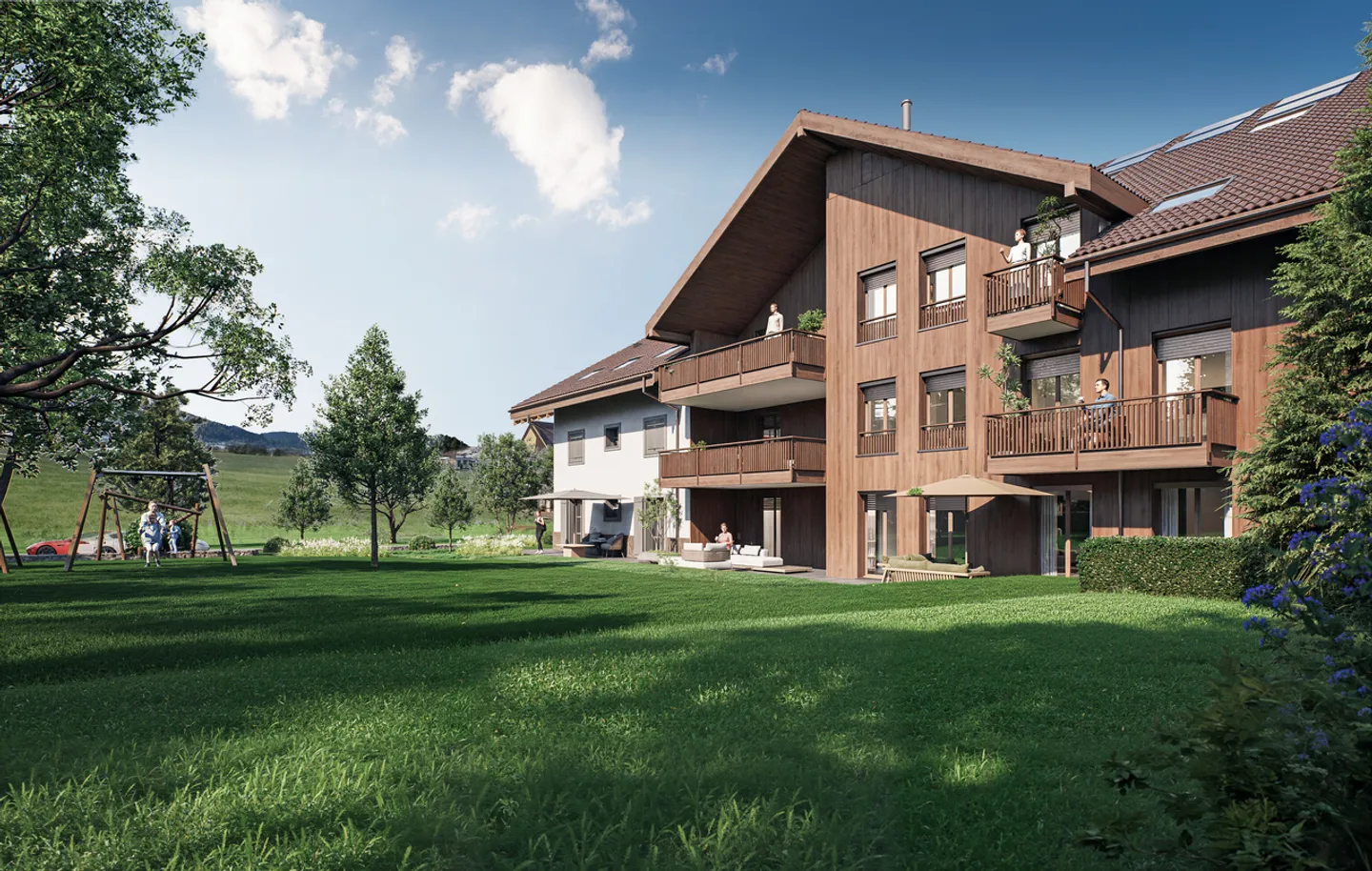 Charmante Wohnungen in Gruyère - Foto 3 von 6