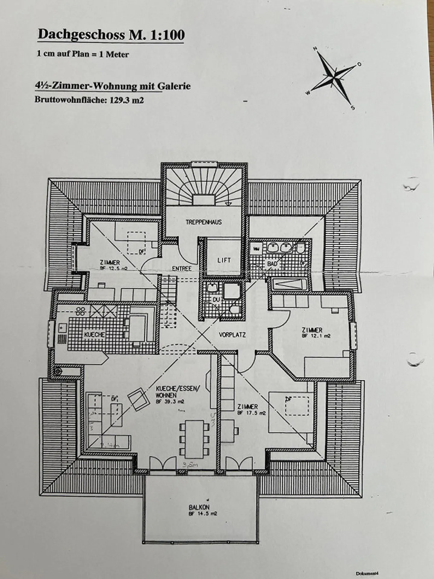 Appartement sous les combles situé au centre de Weinfelden - Photo 5 sur 5