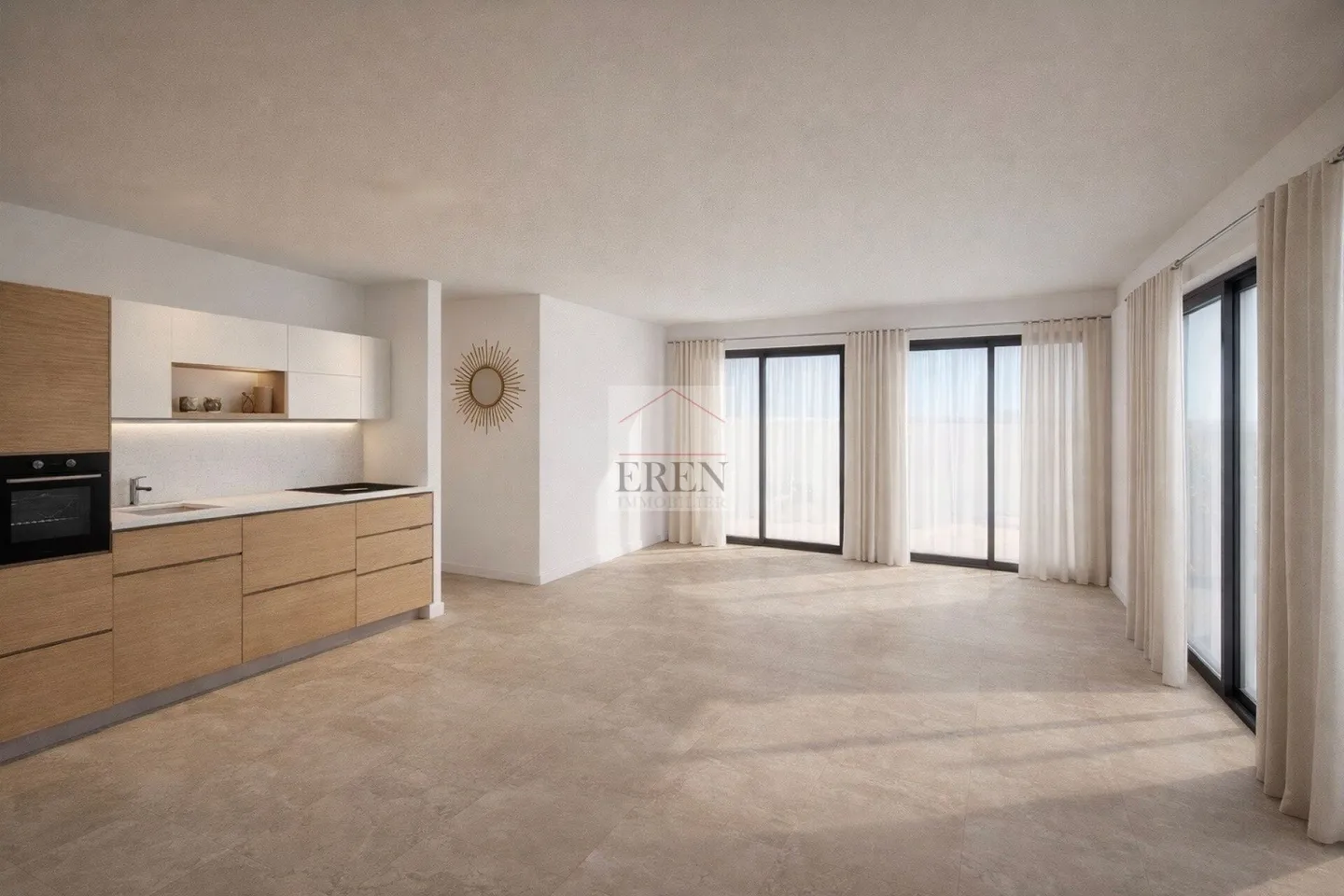 3,5-Zimmer-Wohnung mit großer Südostterrasse im 3. und vorletzten Stock - Foto 1 von 13