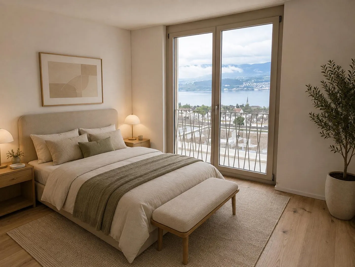 Esclusivo attico di 3,5 locali con standard condominiale e la migliore vista a 180° - Foto 5 di 9