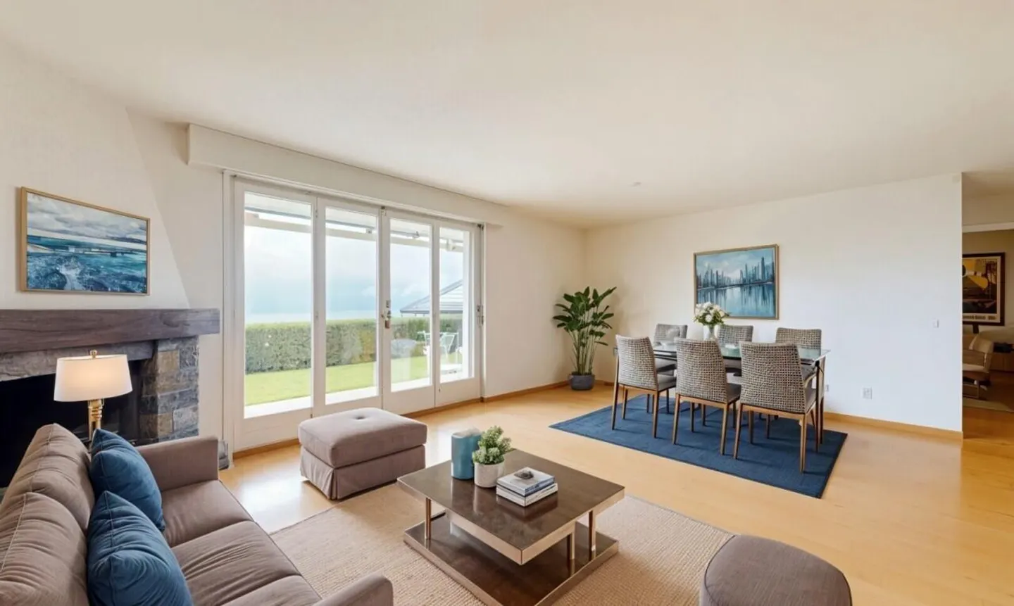 Panoramablick und privater Garten - eine außergewöhnliche Lebensumgebung! - Foto 1 von 11