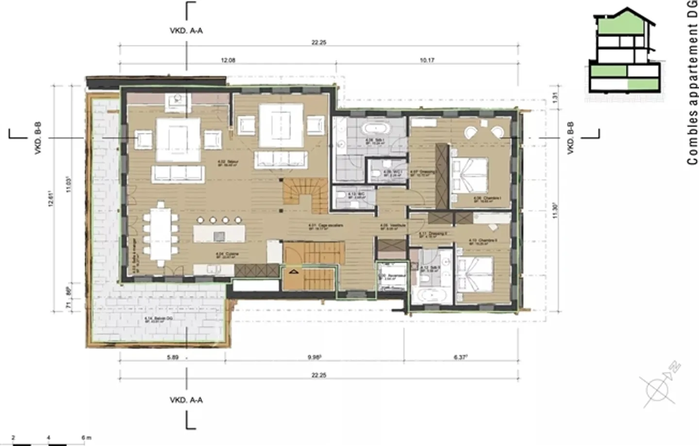 Modern Penthouse Apartment on the Promenade of Gstaad - Photo 16 of 19