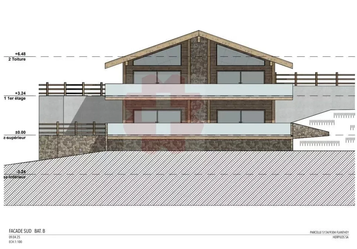 Flanthey penthouse of 4.5 rooms STANDING - Foto 2 von 3