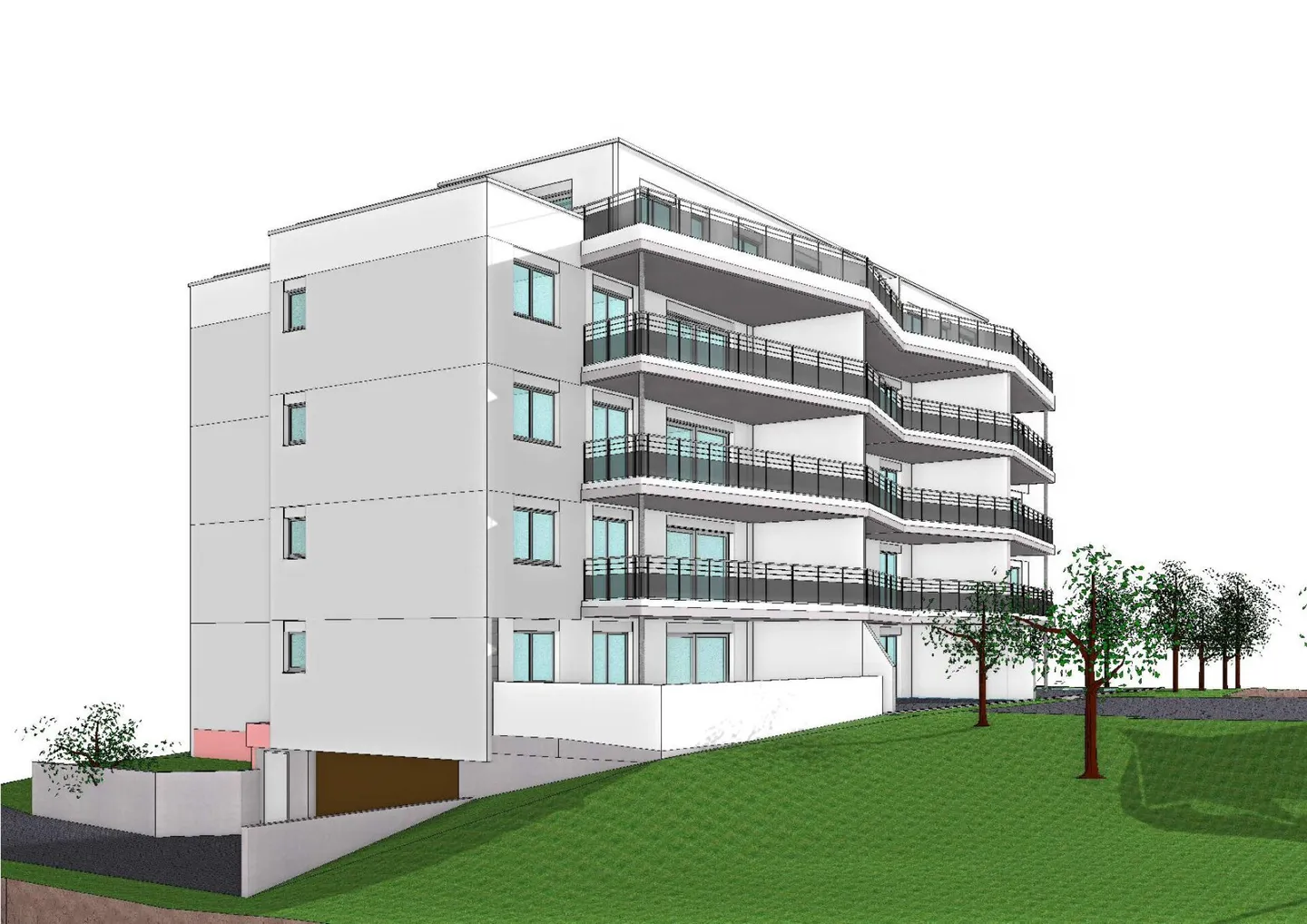 Vivere moderno al 1° piano 3,5 stanze con terrazza - Foto 7 di 11