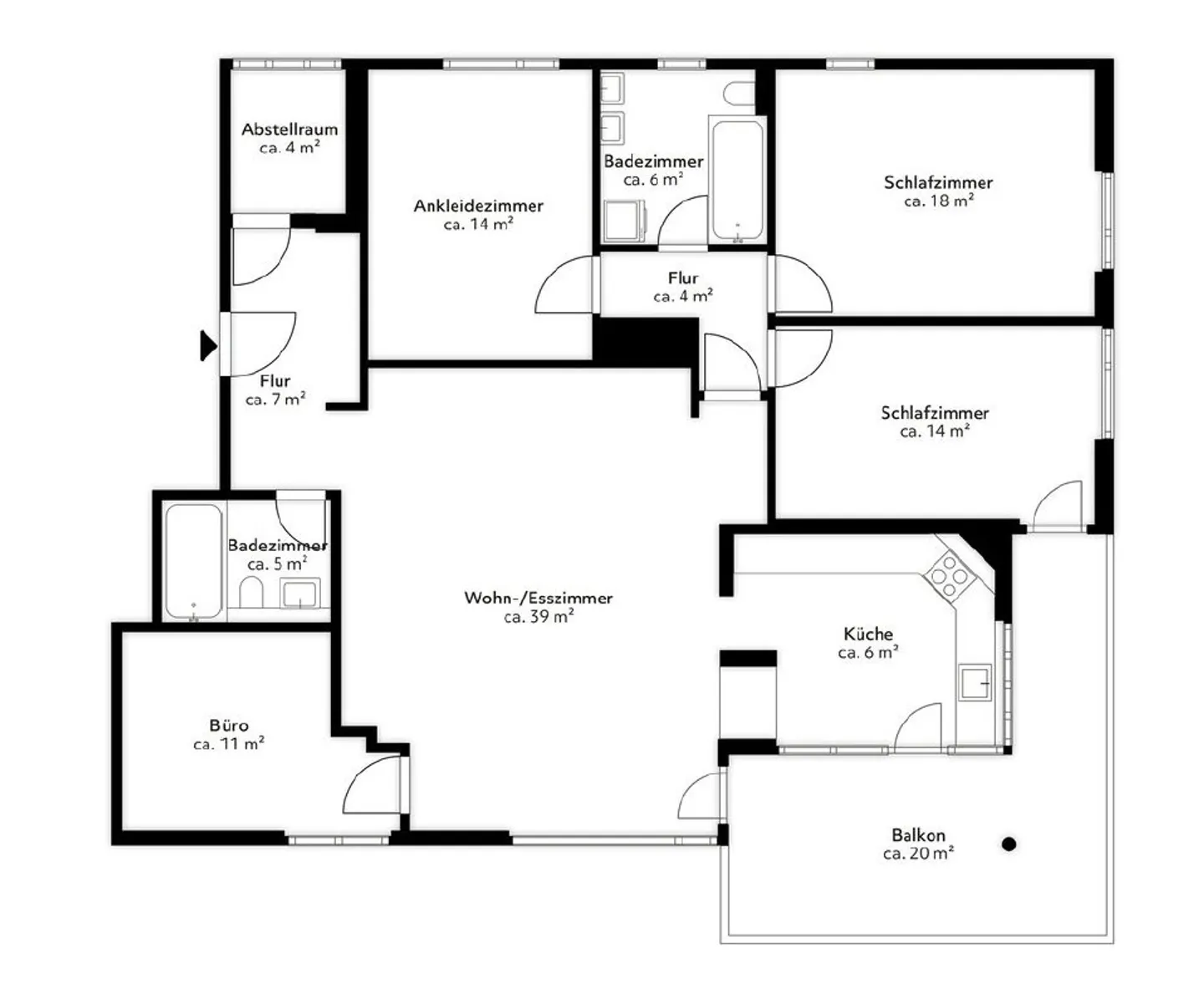 Geräumige Familienwohnung in Herrliberg - Foto 12 von 12