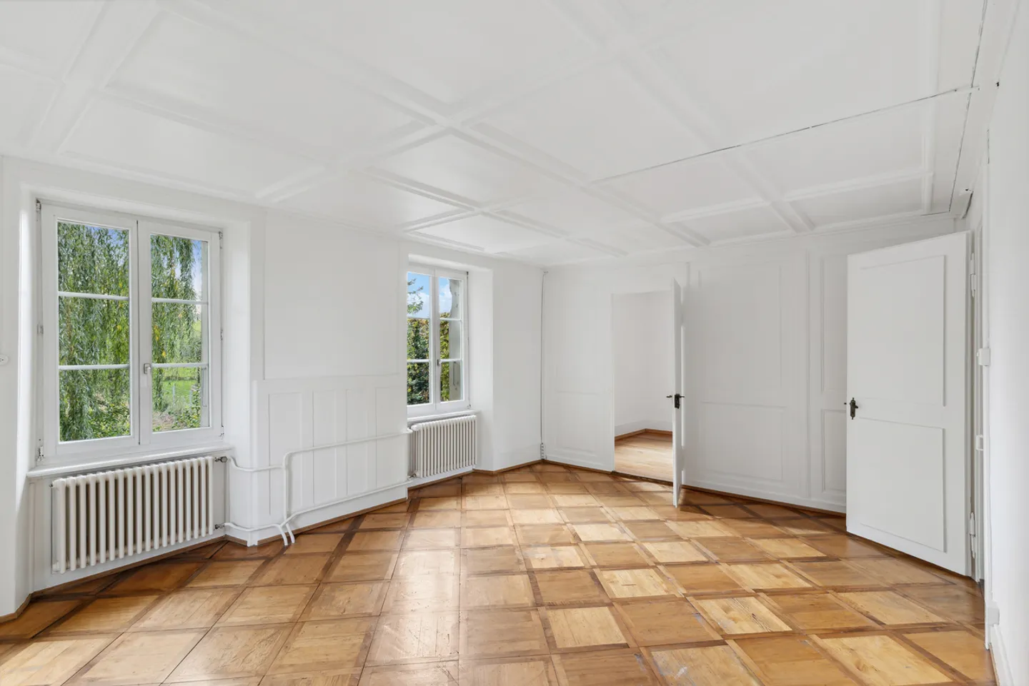 Schöne Doppelhaushälfte aus dem 19. Jahrhundert in einer grünen Umgebung - Foto 5 von 8
