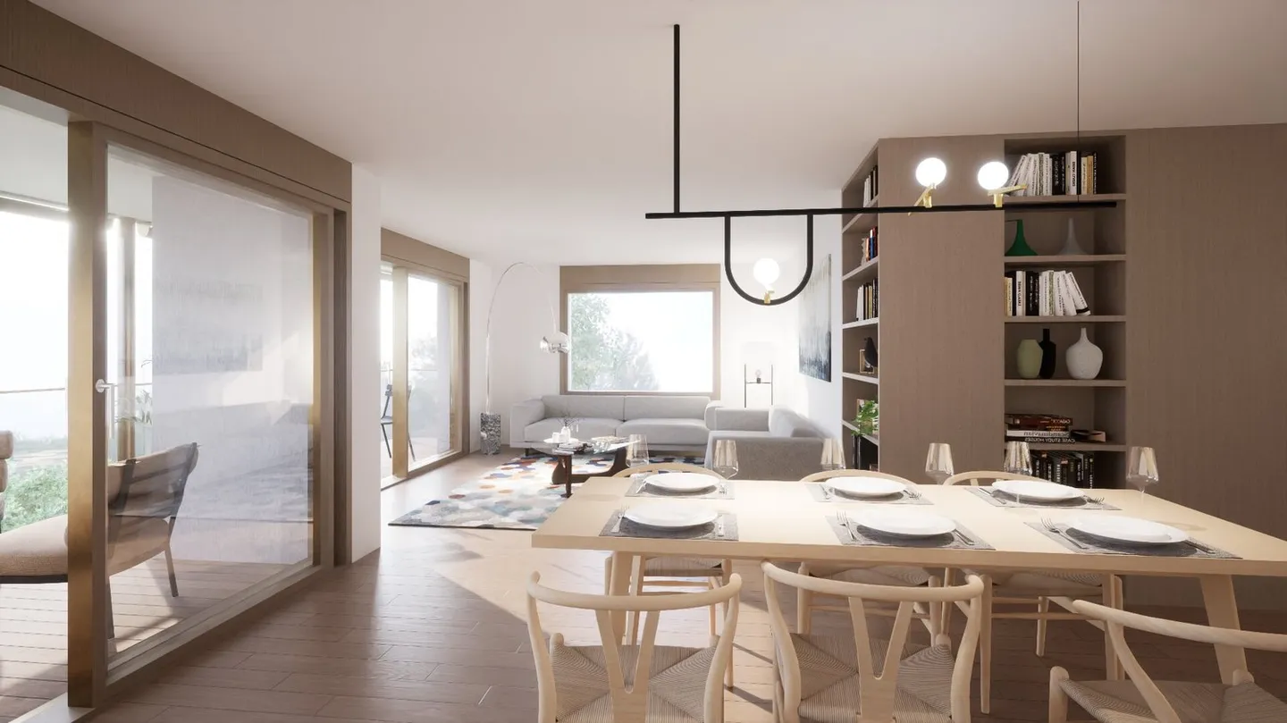 Grandvaux – Résidence « Le Genevrey » Magnifique appartement de 4.5 pièces neuf avec vue exceptionnelle - Photo 4 sur 6