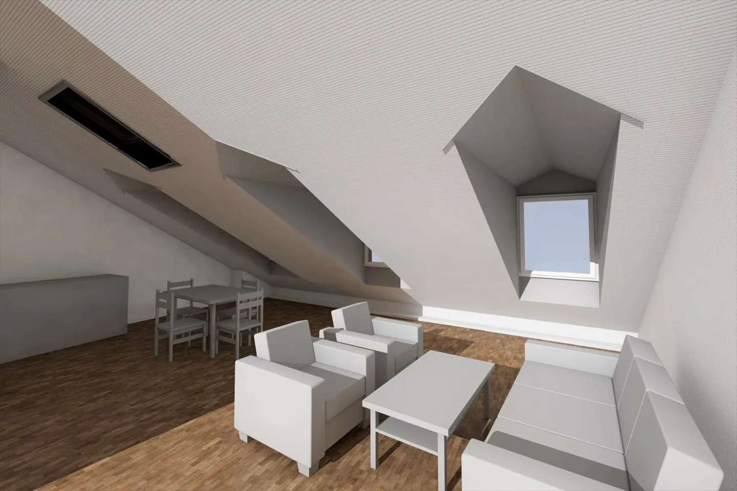 DENGES, nuova costruzione, studio in mansarda. Fascino del vecchio e del moderno - Foto 4 di 9