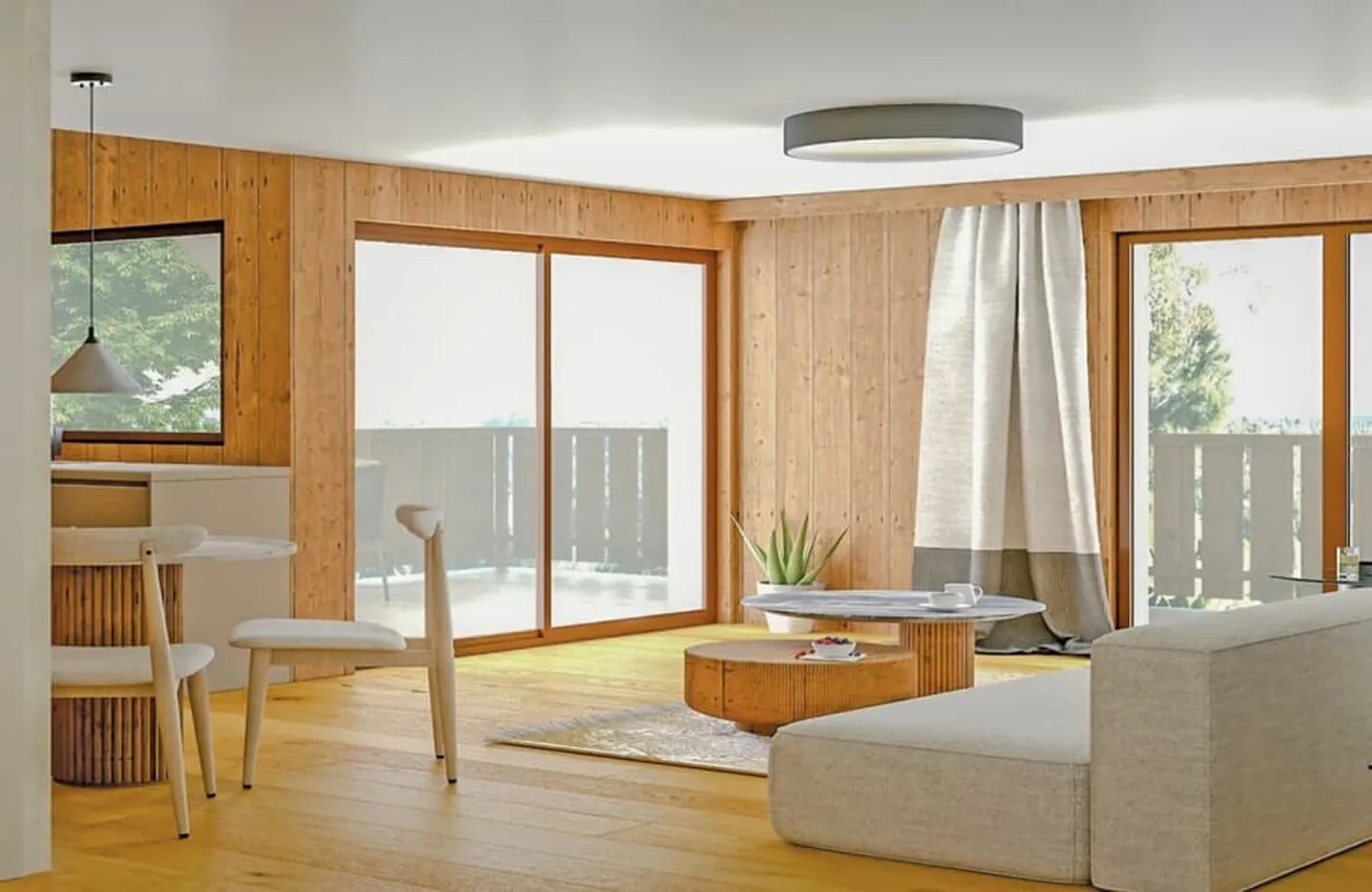 4.5-room apartment in a beautiful chalet. - Photo 3 of 13