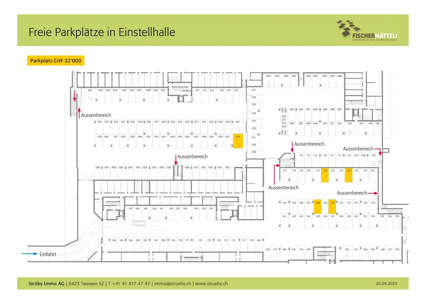 Places de stationnement gratuites à Fischermätteli Burgdorf - Photo 1 sur 1
