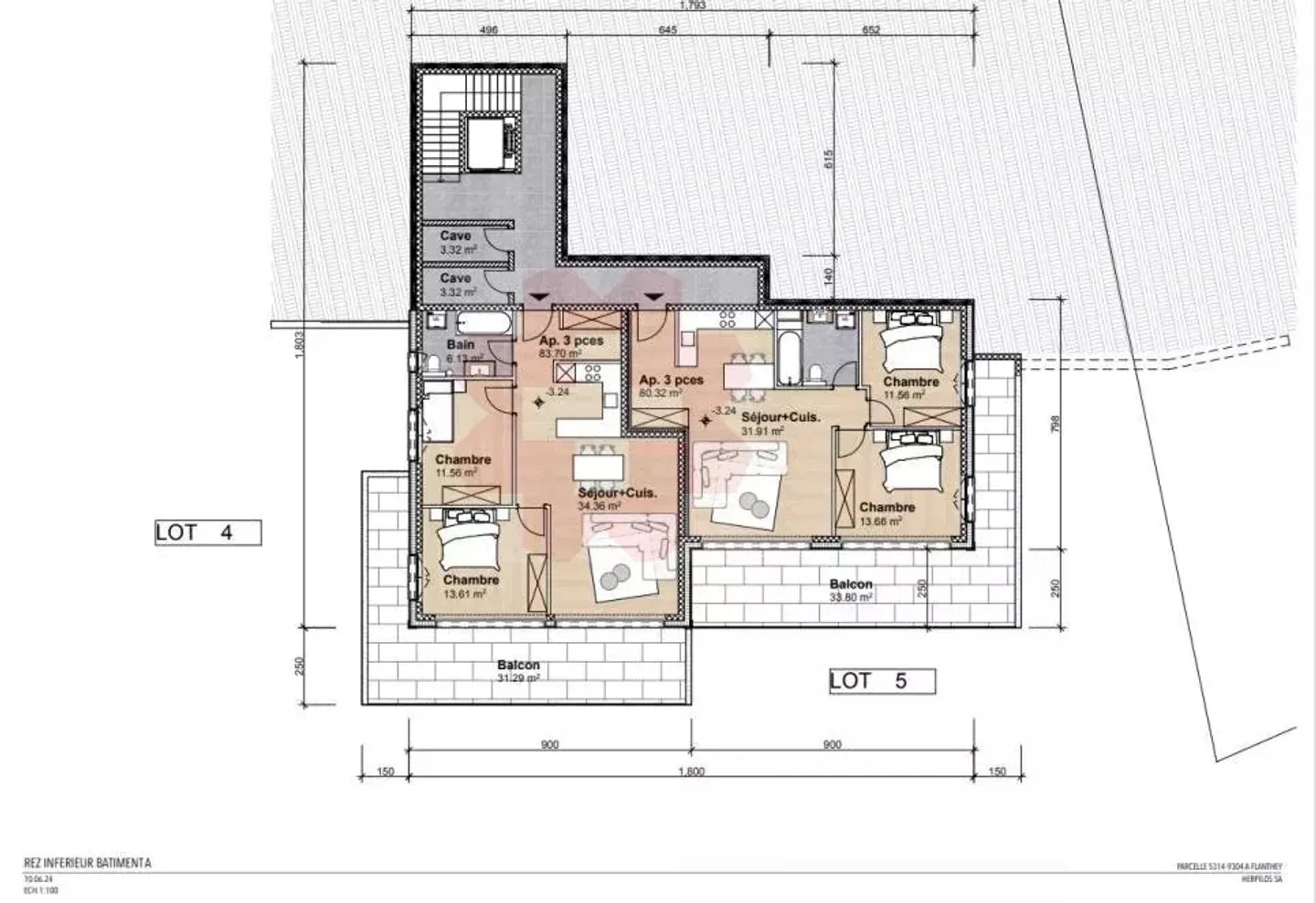 Luxuriöse umweltfreundliche Wohnung in Flanthey, Schweiz - Foto 2 von 5