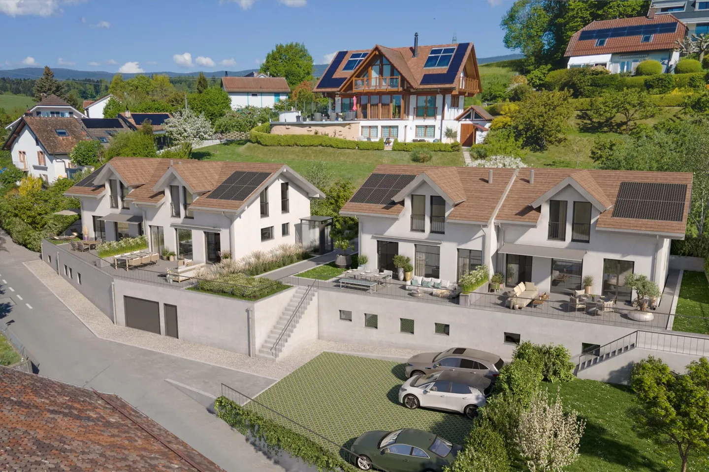 Neue Villen in Montherod - Foto 1 von 4