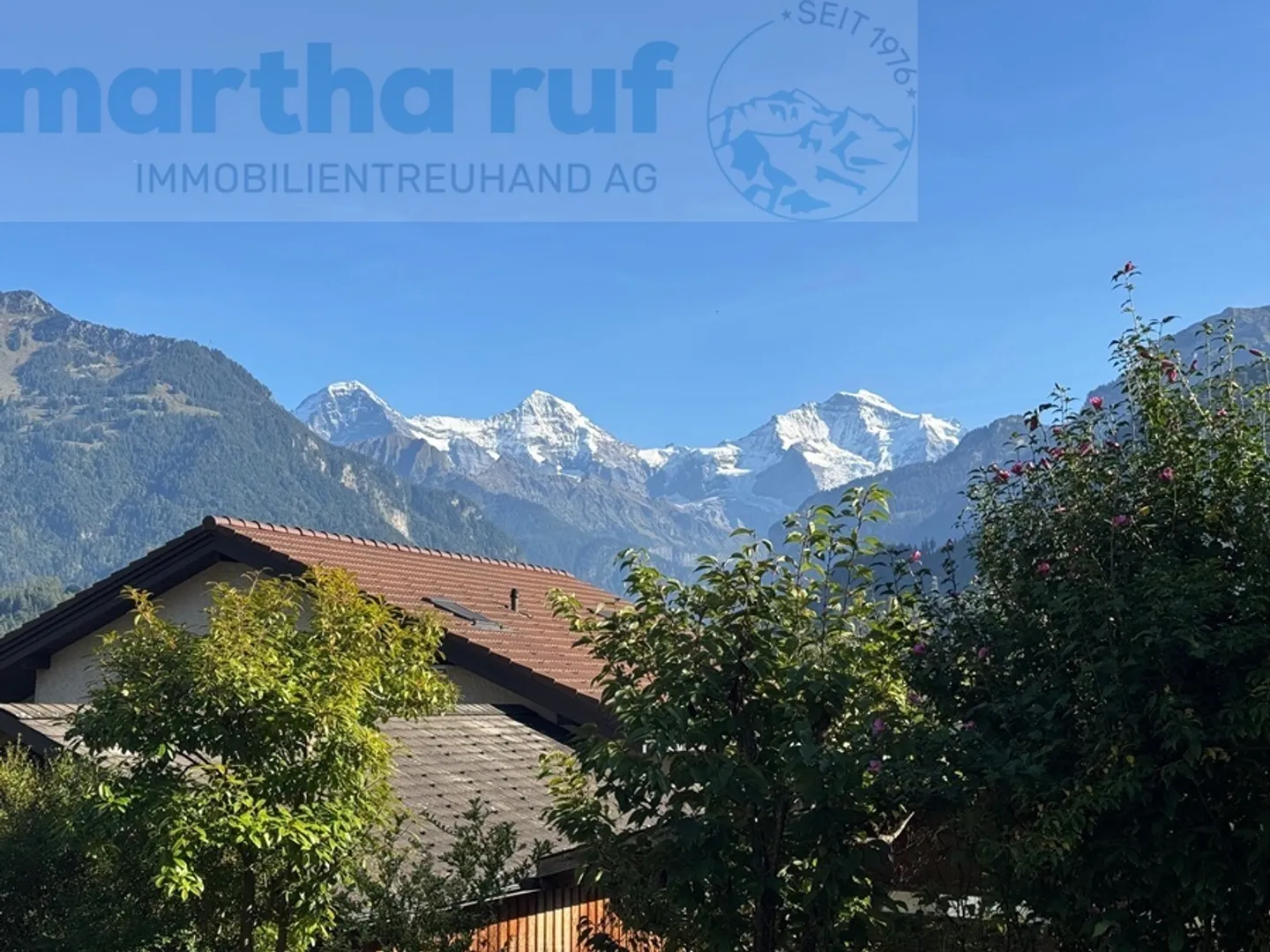 Appartamento di 4,5 stanze al piano terra con vista sull'Eiger, Mönch e Jungfrau - Foto 2 di 12