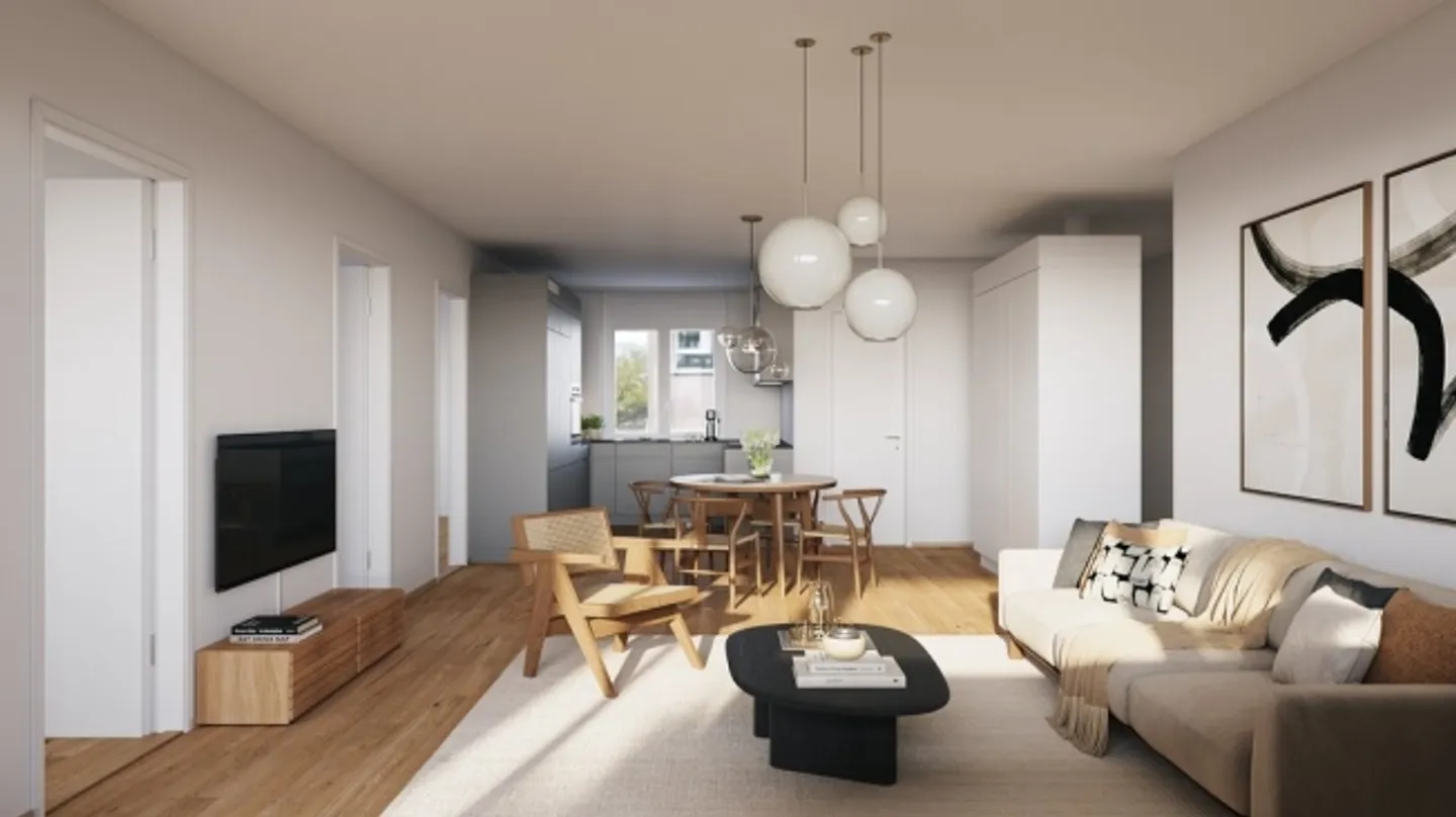Appartamento unico di 3,5 locali con balcone - Foto 2 di 3
