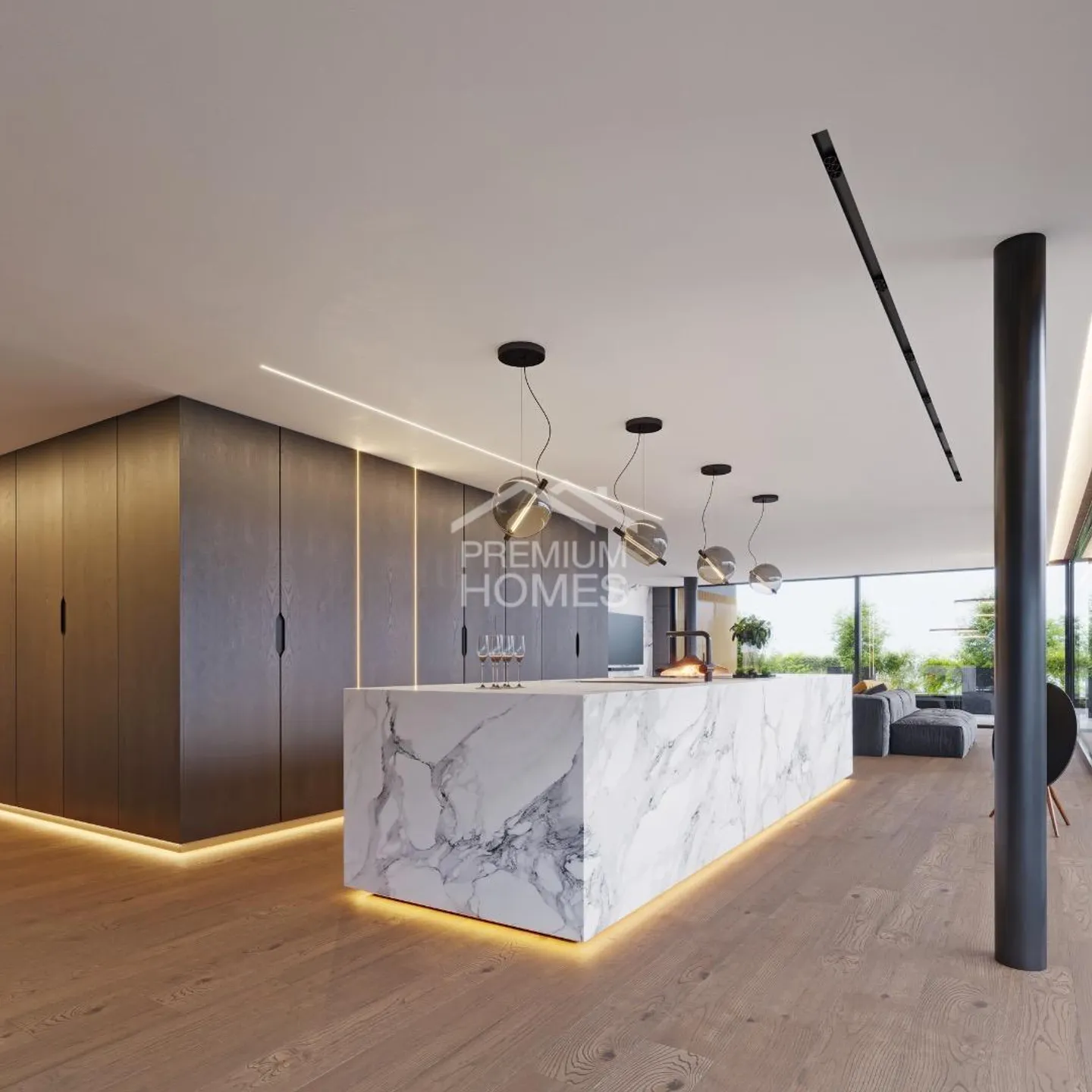 Luxuriöse Attika-Wohnung mit Seesicht - Foto 5 von 11
