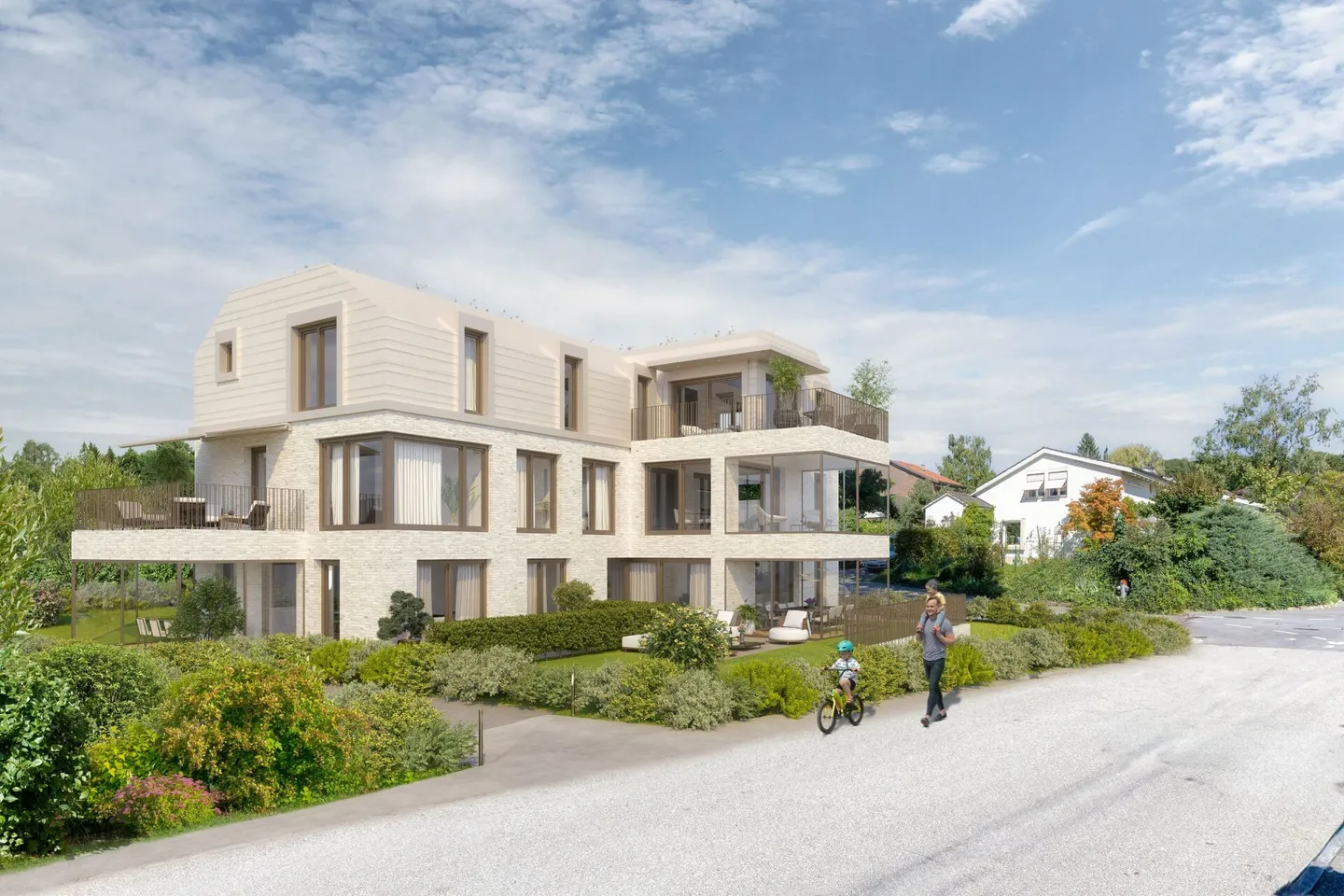 Appartement de jardin neuf de 2,5 pièces élégant pour les plus hautes exigences - Photo 2 sur 2