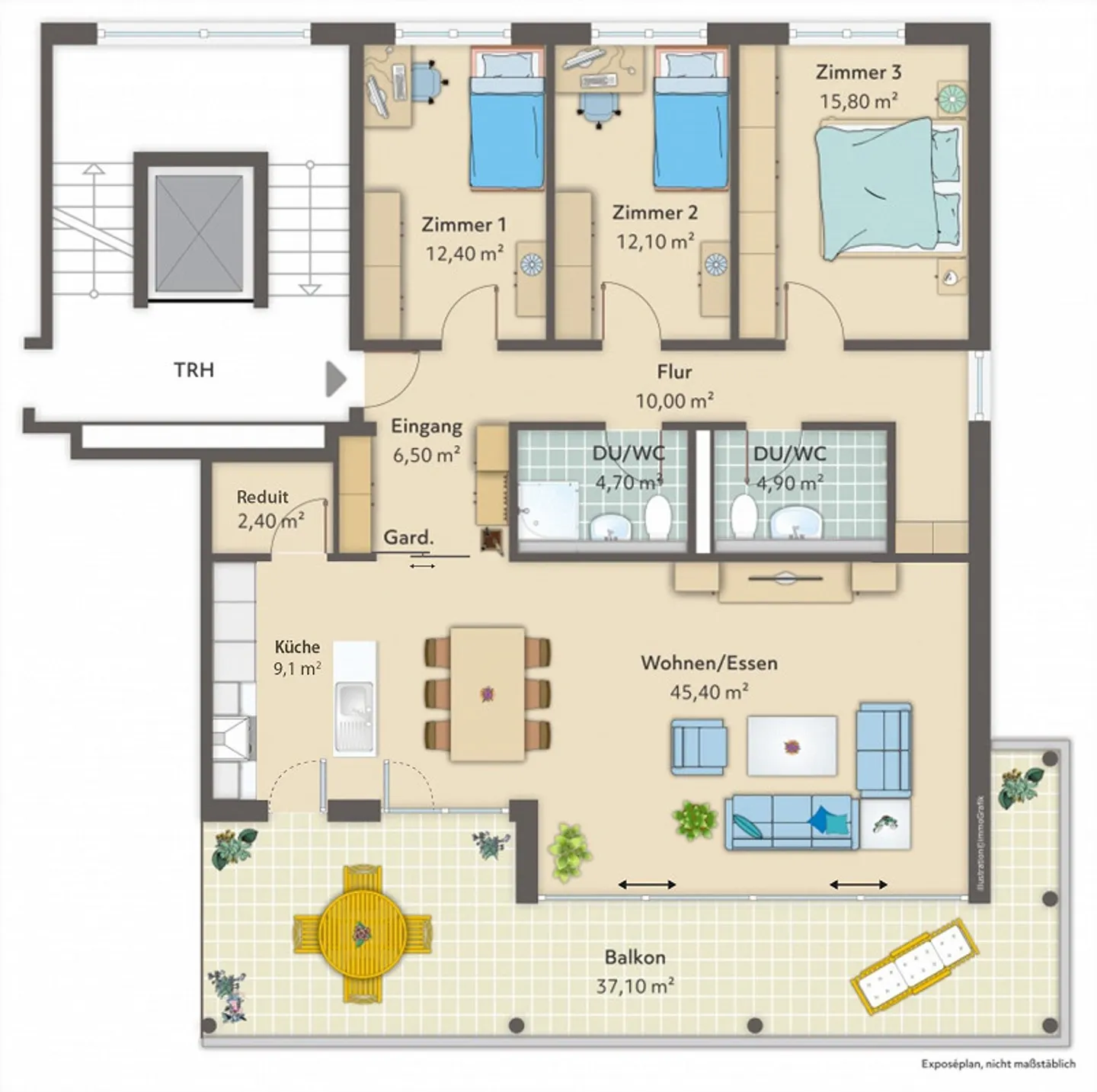 "Zentral, ruhig und naturnah Wohnen - Laupen BE" - Foto 11 von 12