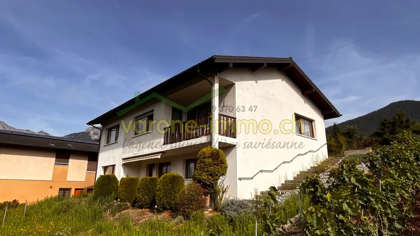Villa mit 6 Zimmern in Ormône/Savièse mit optionalen Baugrund - Foto 10 von 13