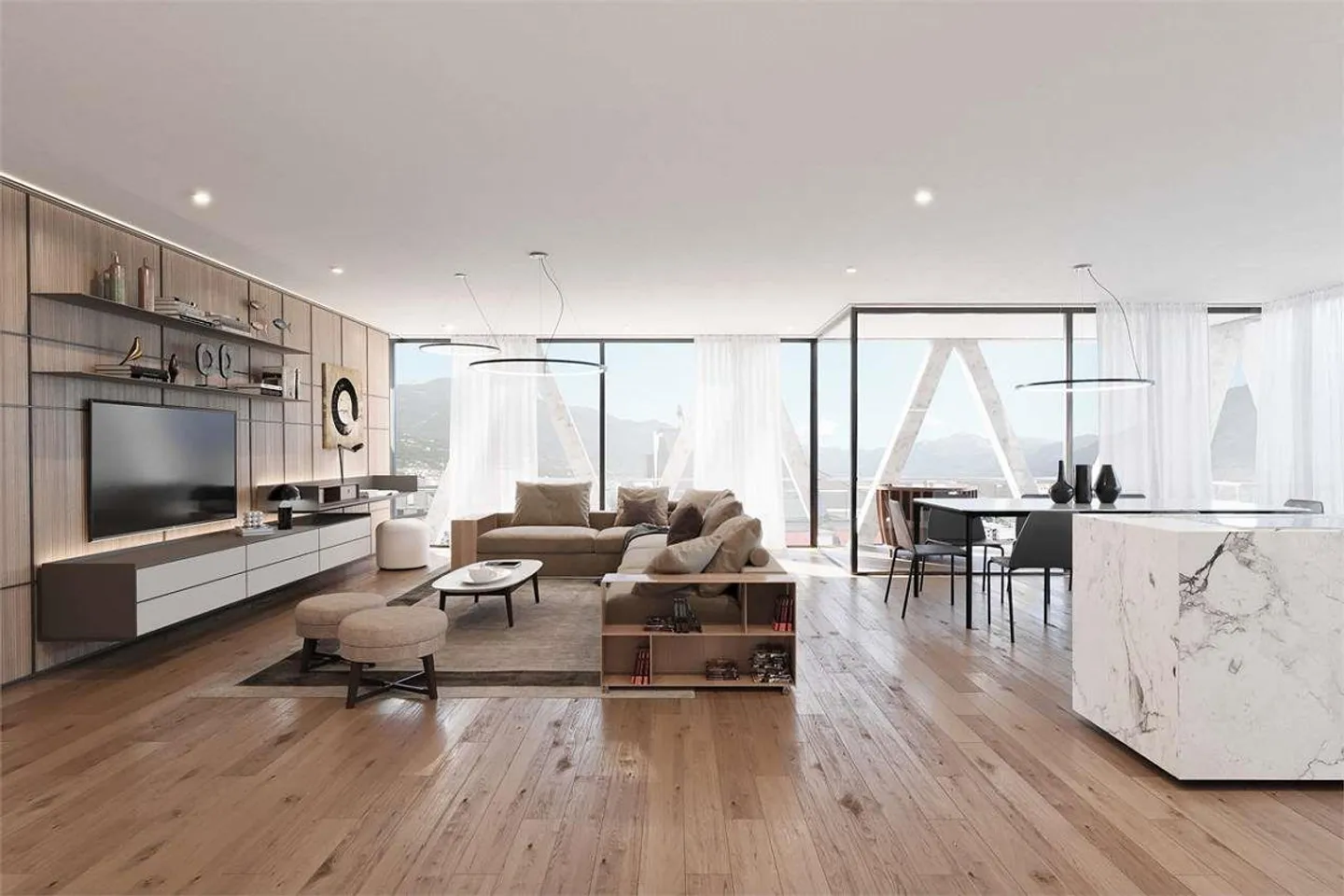 Appartamenti 2.5 stanze - Nuova Residenza Corner 6600 - Foto 6 di 9