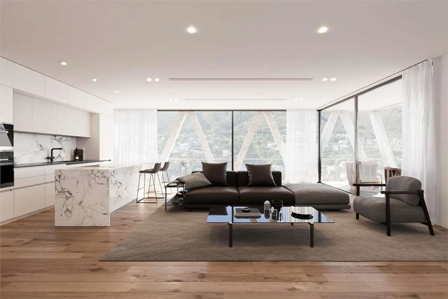 Appartamenti 2.5 stanze - Nuova Residenza Corner 6600 - Foto 7 di 9