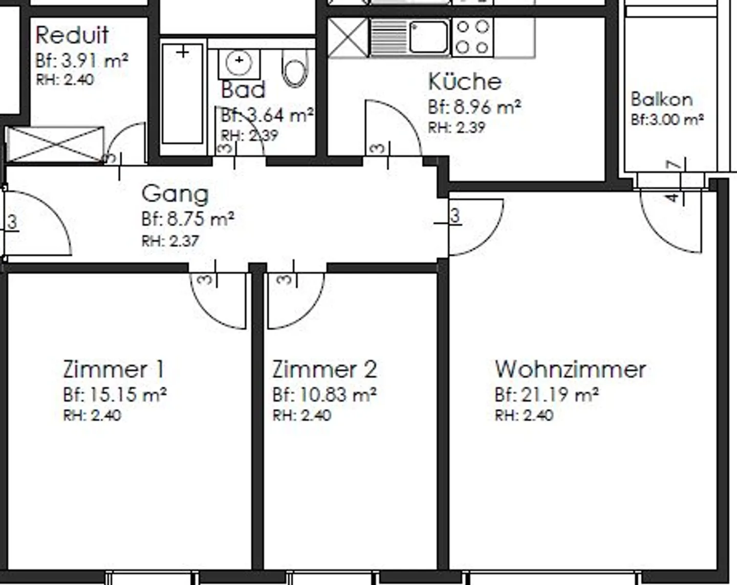 3 room apartment - Photo 10 of 10