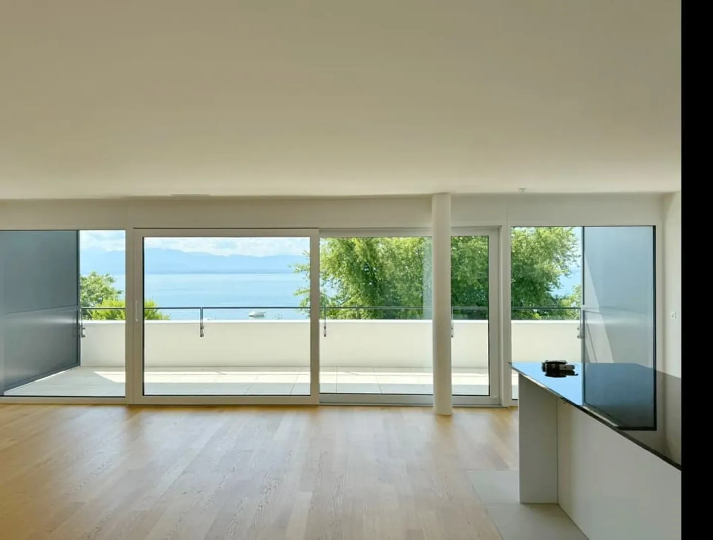 Wunderschöne 4,5-Zimmer-Neubauwohnung mit atemberaubendem Blick auf den See und die Alpen - Foto 1 von 12