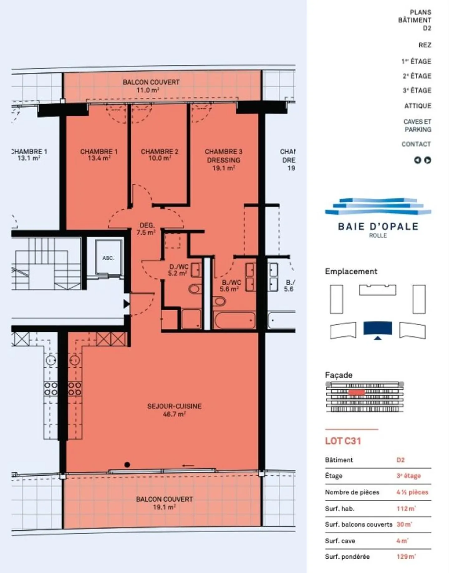 Wunderschöne 4,5-Zimmer-Neubauwohnung mit atemberaubendem Blick auf den See und die Alpen - Foto 12 von 12